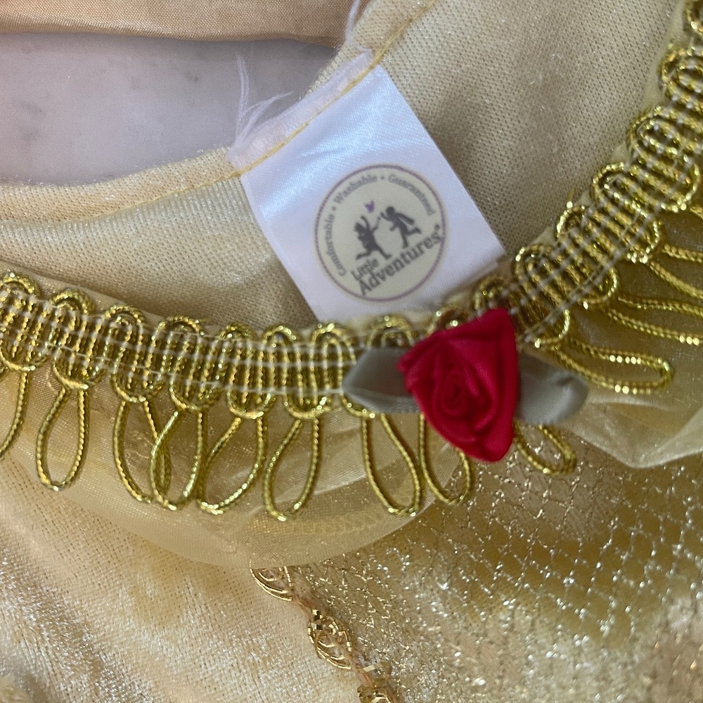 Little Adventures Yellow Beauty Dress [Size S, Ages 1-3] - Picture 3 of 4